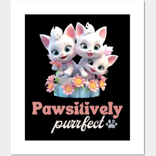 Pawsitively Purrfect Posters and Art